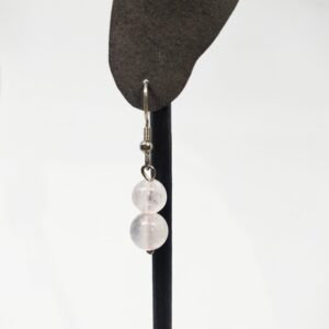 Ruusukvartsi korvakorut