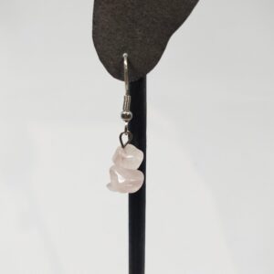 Ruusukvartsi korvakorut