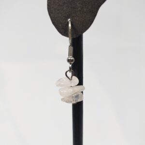 Ruusukvartsi korvakorut