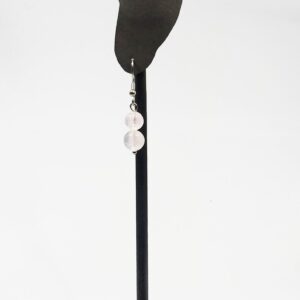 Ruusukvartsi korvakorut