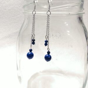 Lapis lazuli korvakorut