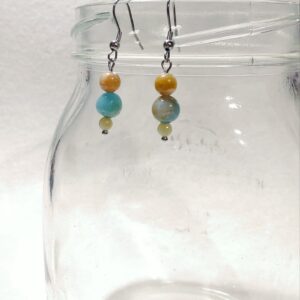 Amazoniitti korvakorut