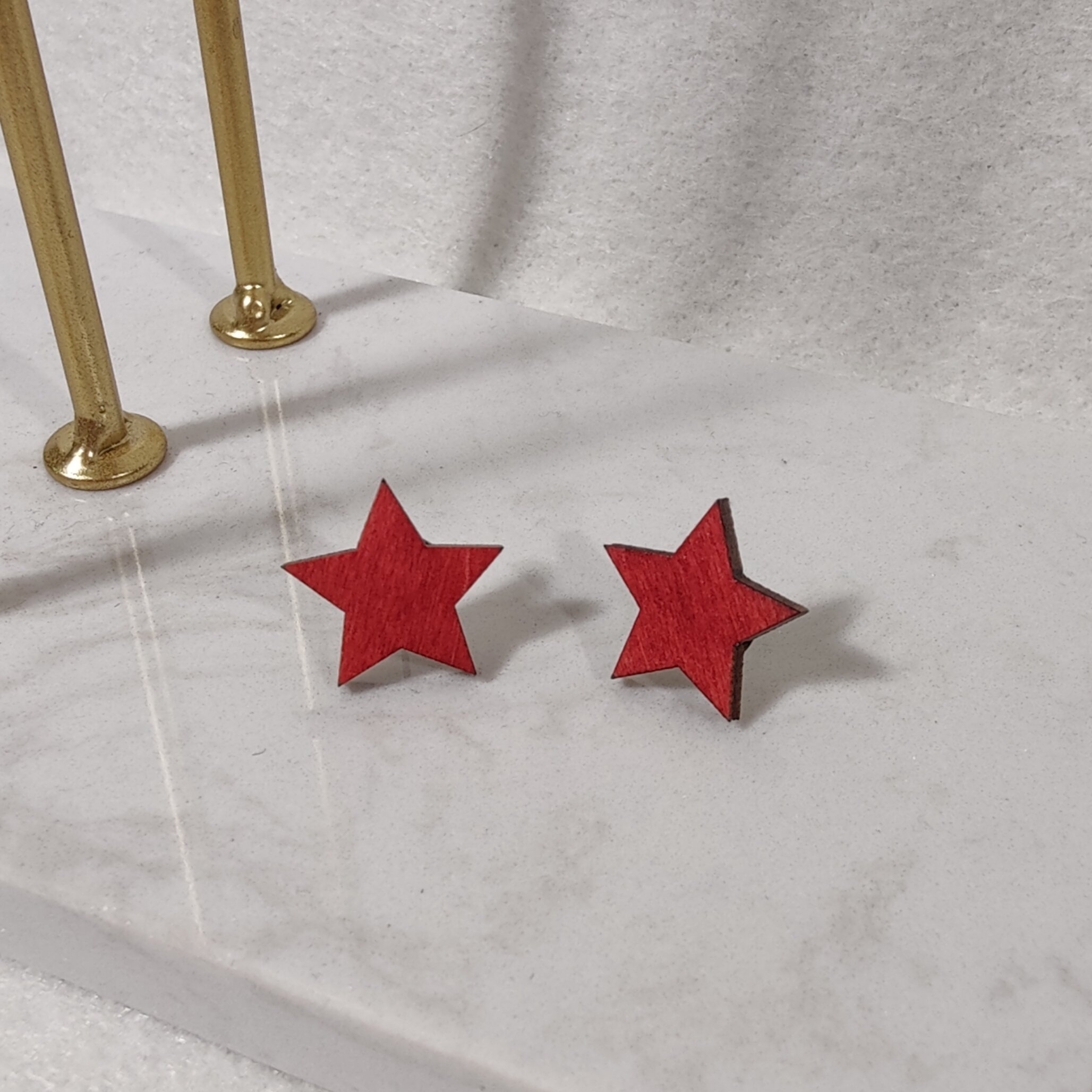 Tähti - vanerikorvakoru, eri värejä - Image 6