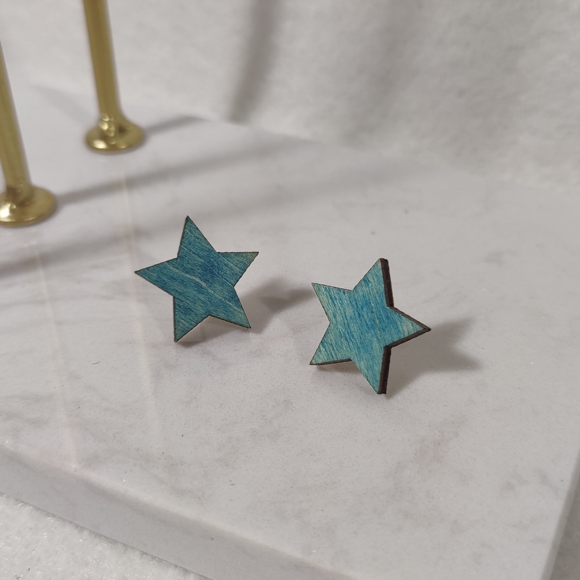 Tähti - vanerikorvakoru, eri värejä - Image 4