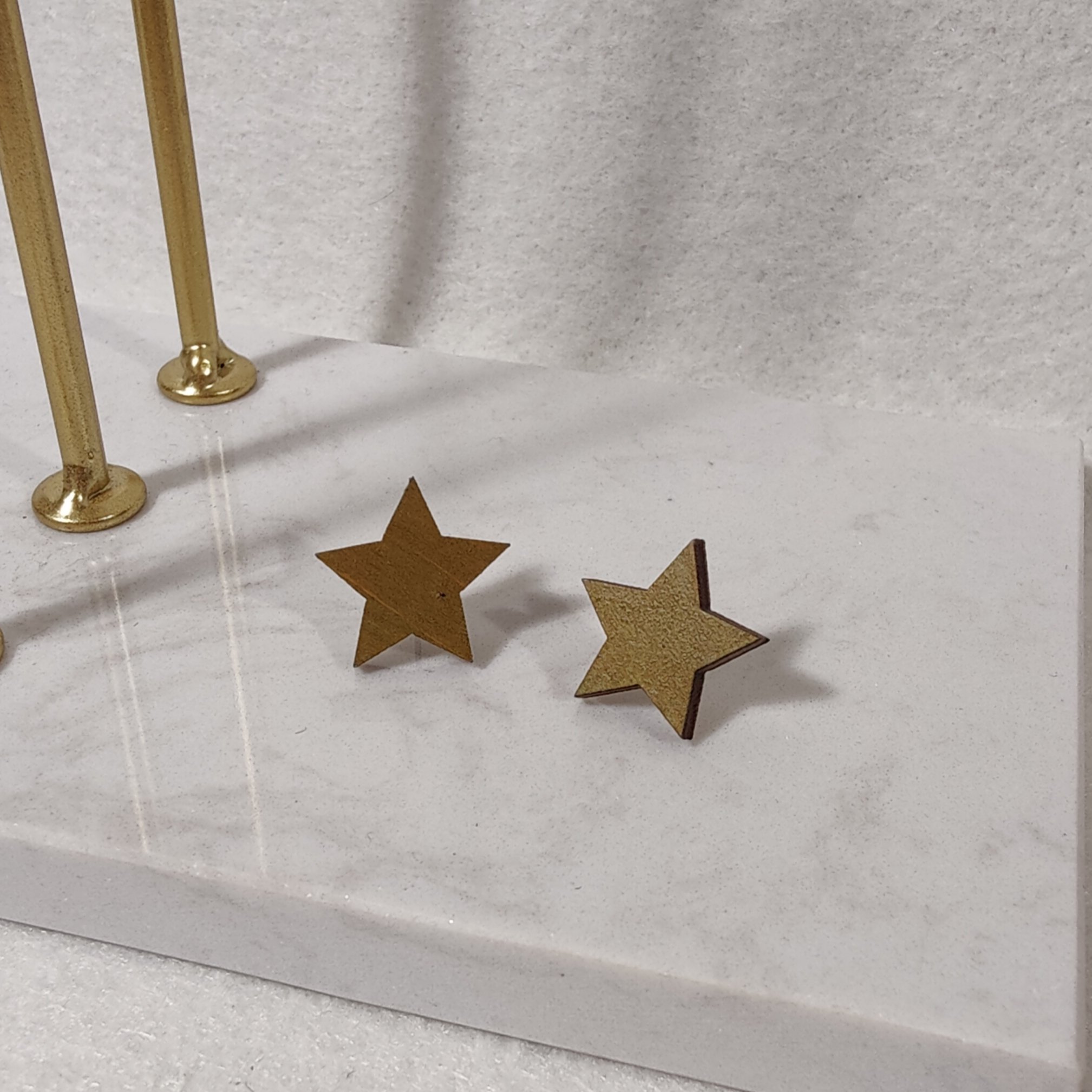 Tähti - vanerikorvakoru, eri värejä - Image 3